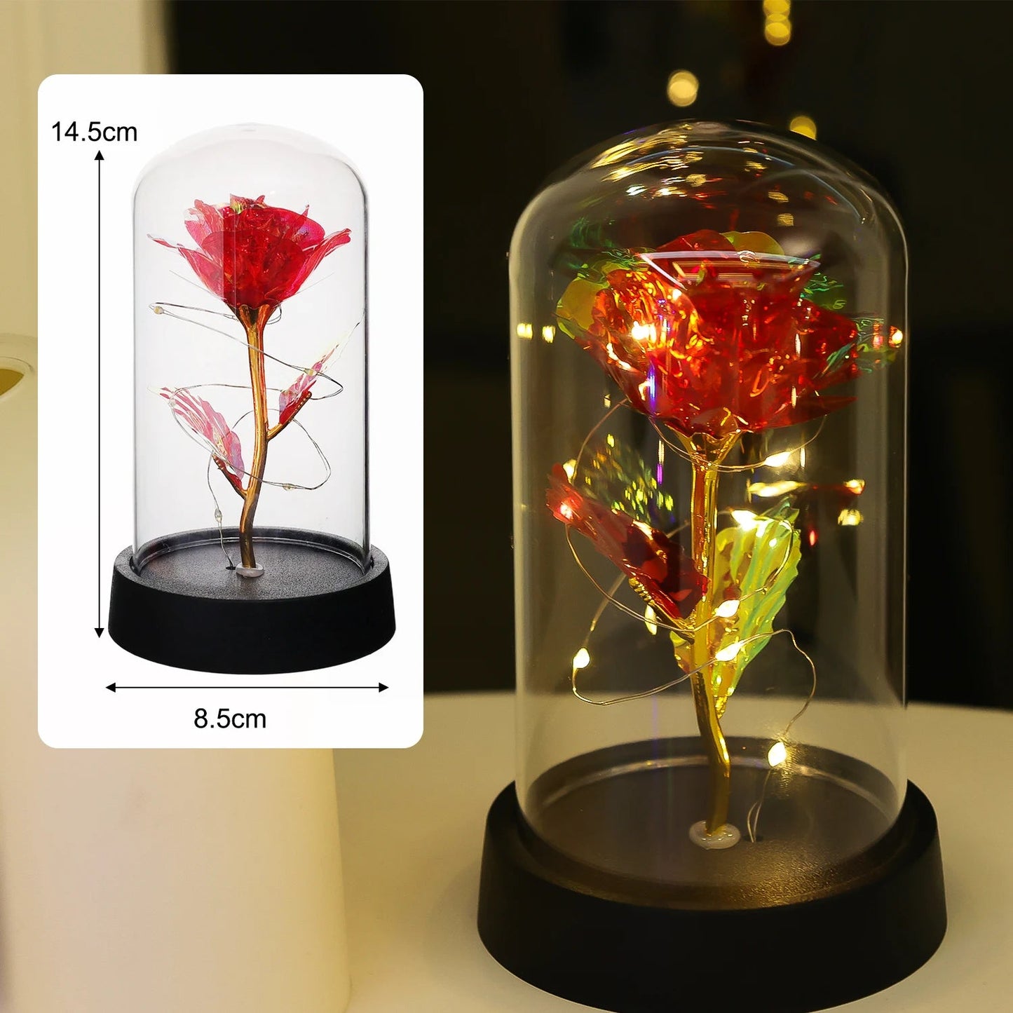 Valentines Day Artificial Rose LED |MITIKO MITIKO