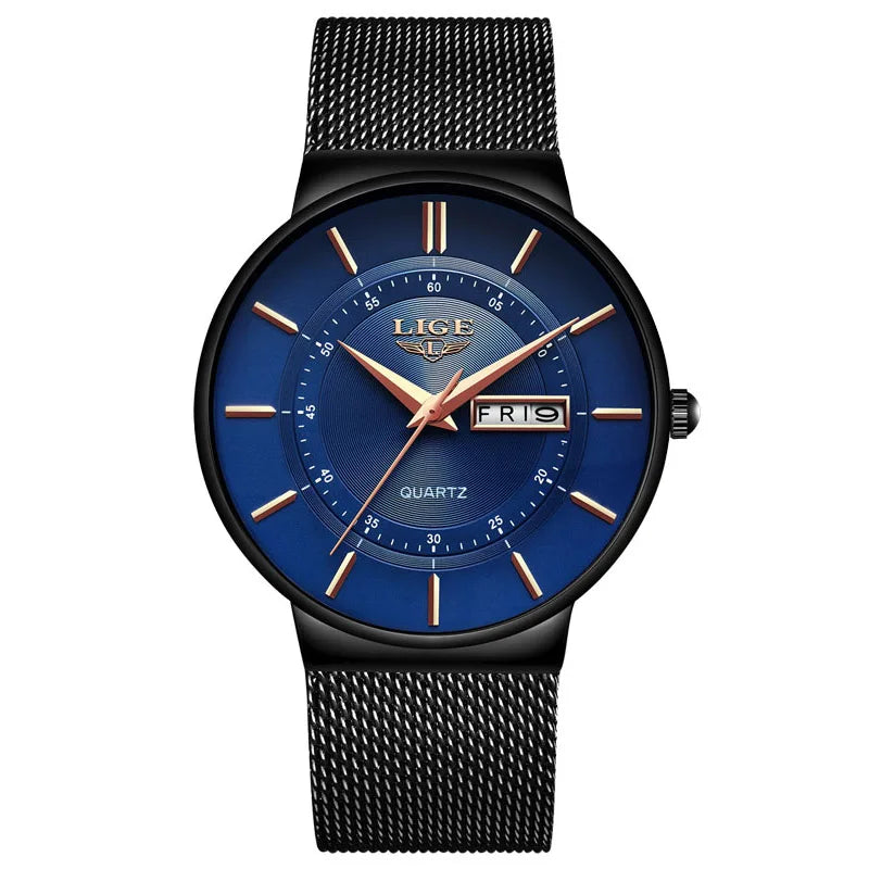 Orologio Uomo Lige Luxury 2024 - Ultra Thin Acciaio | MITIKO MITIKO