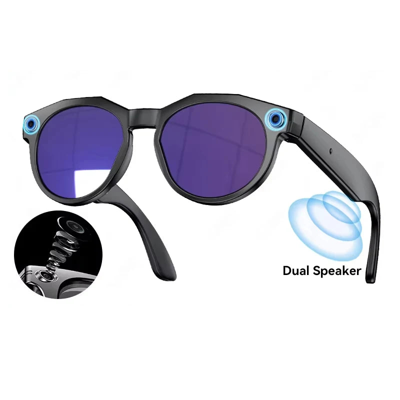 2026 8K HD AI Smart Glasses Men Chat GPT 800MP Camera Bluetooth Call AI Translation Voice Assistant Control Sunglasses Women