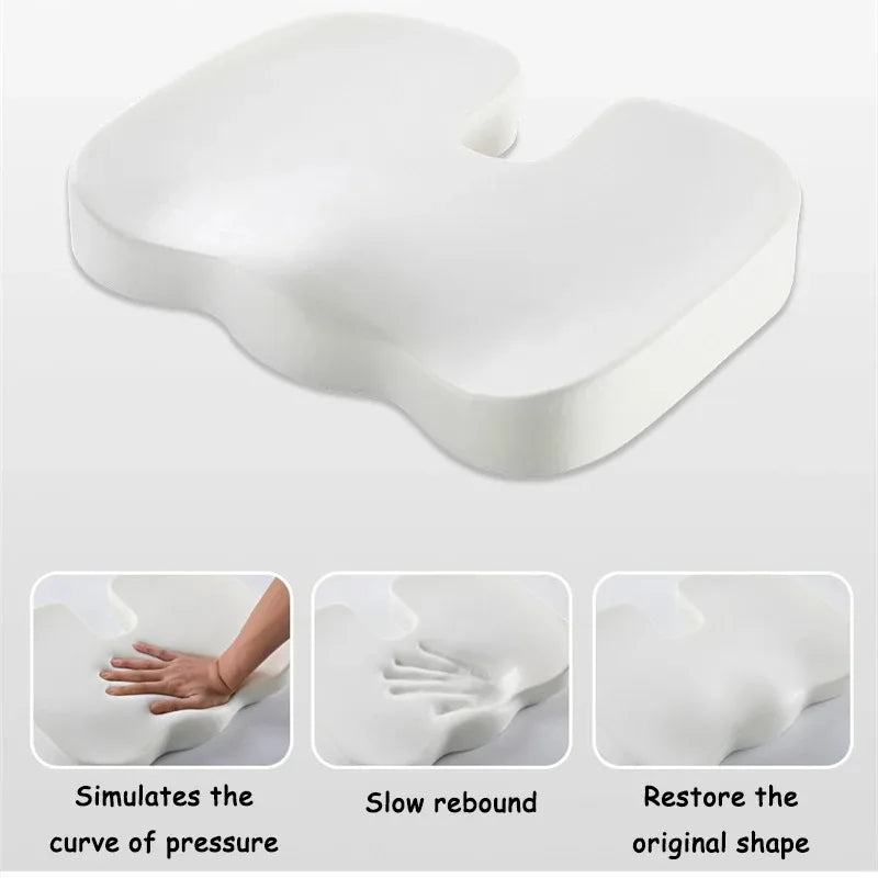 Cuscino Seduta Ufficio Memory Cotton - Sollievo Schiena | MITIKO MITIKO