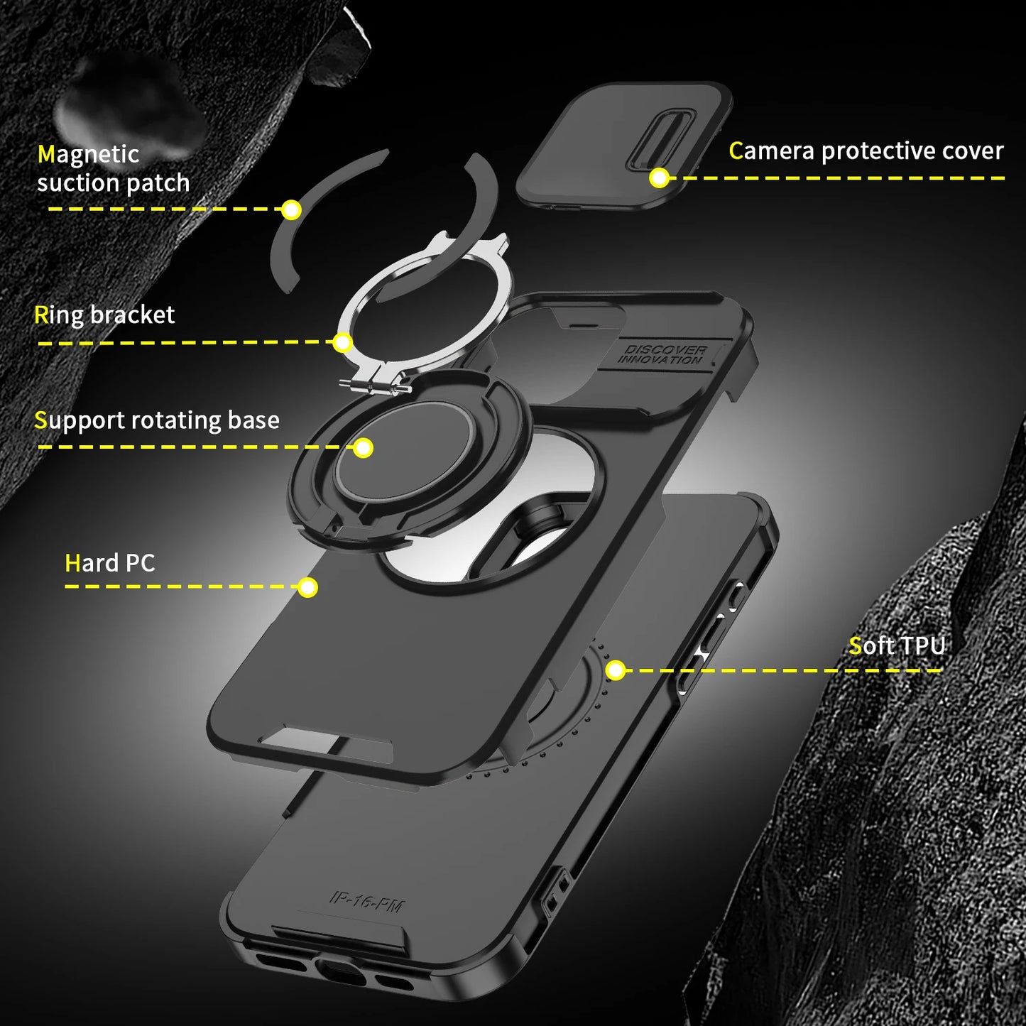Durable Protective Cover Coque Case for Iphone 17 Pro Max Iphone17 Air 16 Plus Pro Iphone16 Fitted Cases