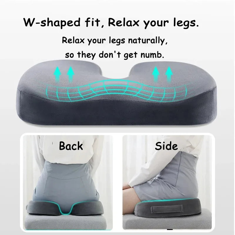 Cuscino Seduta Ufficio Memory Cotton - Sollievo Schiena | MITIKO MITIKO