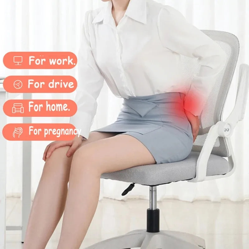 Cuscino Seduta Ufficio Memory Cotton - Sollievo Schiena | MITIKO MITIKO