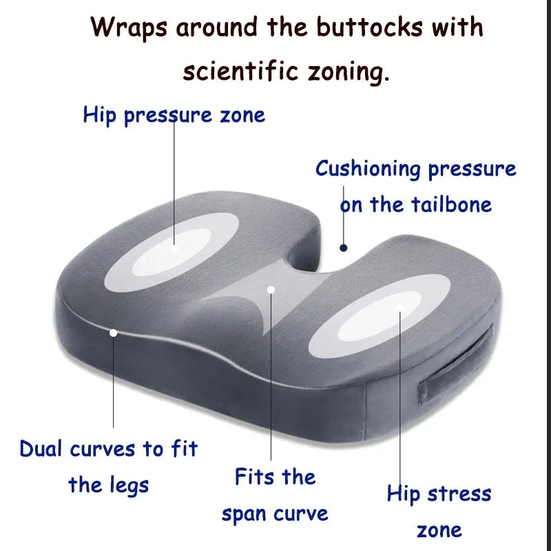 Cuscino Seduta Ufficio Memory Cotton - Sollievo Schiena | MITIKO MITIKO