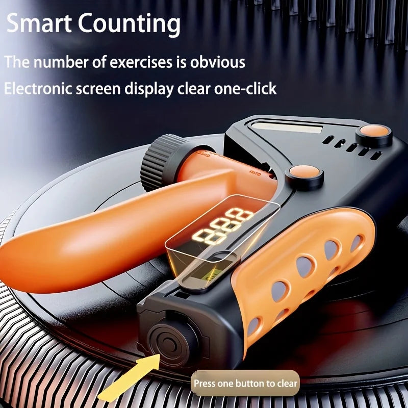 Adjustable 10-120KG Non-Slip Hand Gripper Fitness Mechanical Counting Hand Grip for Effective Home Workout Sessions