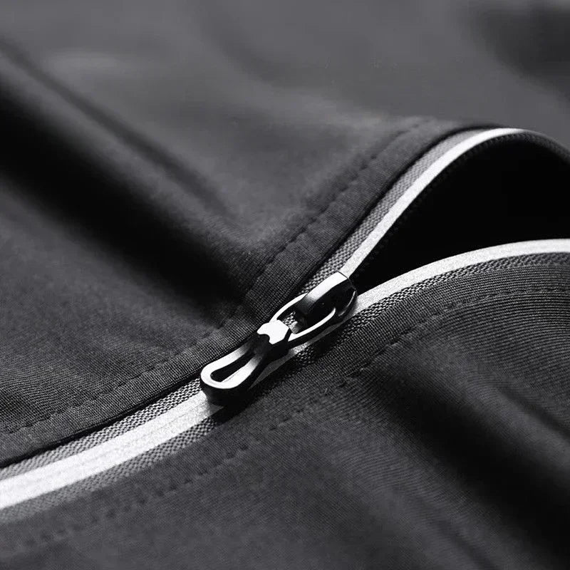 Men's Fitness Running Set Tight-Fit Quick-Dry Clothes for Autumn Night Runs Training Cycling New Sportswear Gear Men's Clothing Best home products