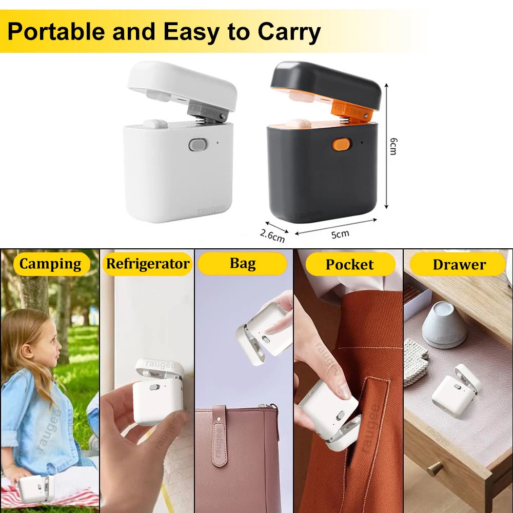 Plastic Bag Sealer Mini Heat Bag Sealing Machine Portable Handheld Food Packaging Bag Sealer USB Rechargeable Bag Thermal Sealer MITIKO