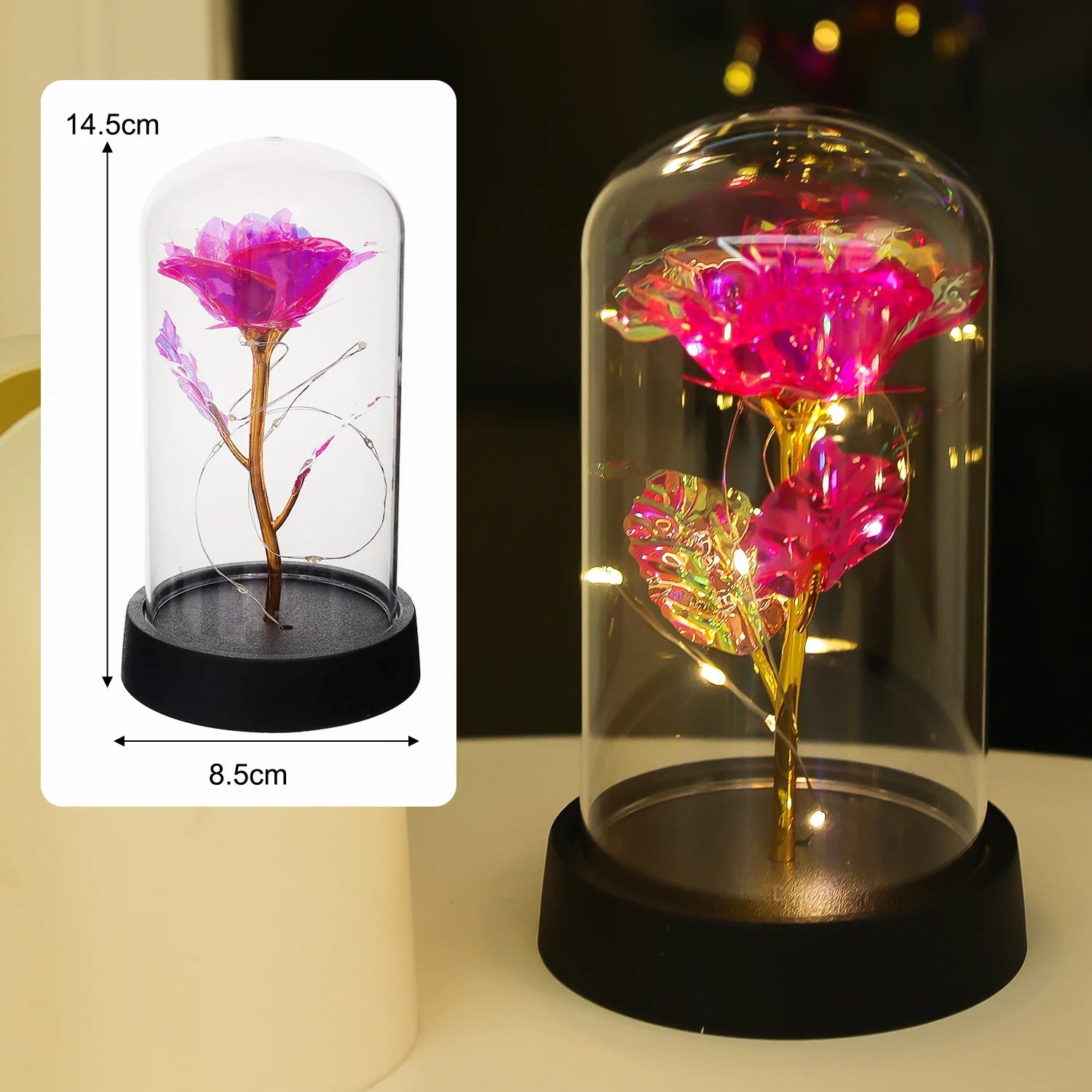 Valentines Day Artificial Rose LED |MITIKO MITIKO