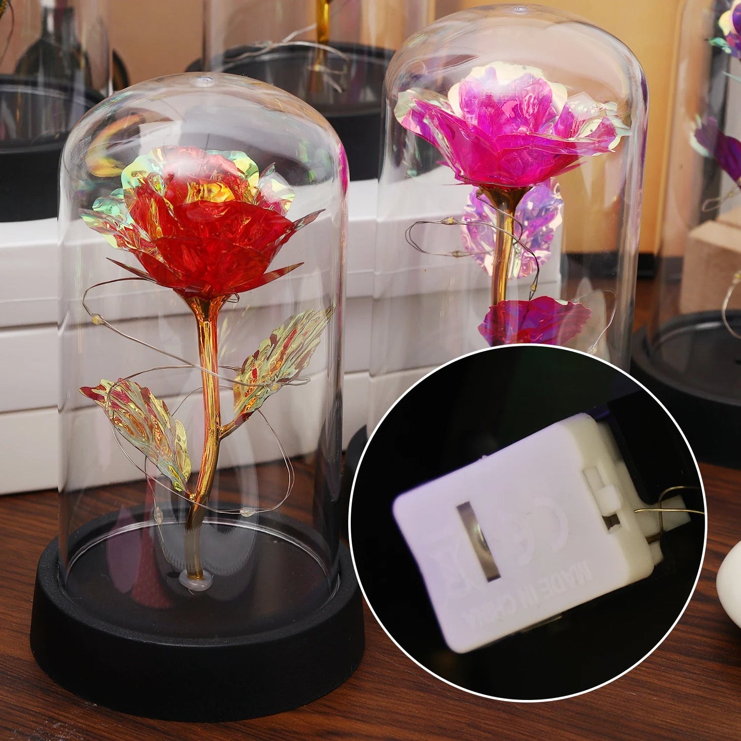 Valentines Day Artificial Rose LED |MITIKO MITIKO