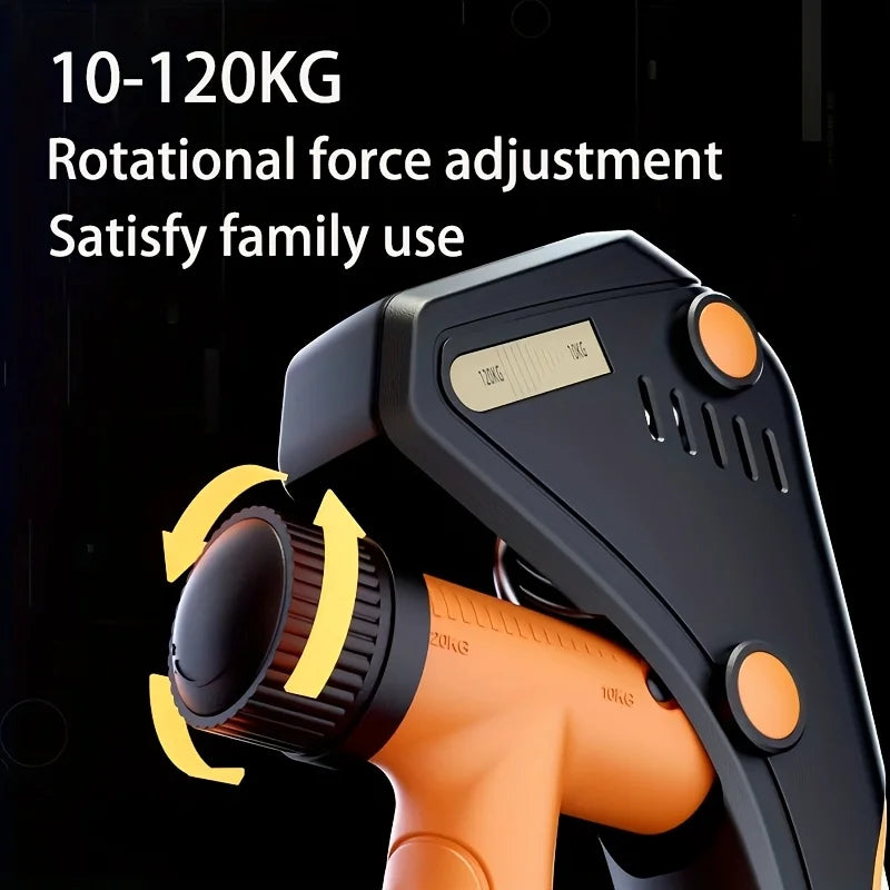 Adjustable 10-120KG Non-Slip Hand Gripper Fitness Mechanical Counting Hand Grip for Effective Home Workout Sessions