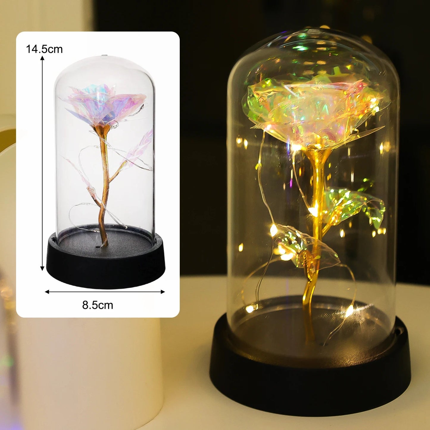 Valentines Day Artificial Rose LED |MITIKO MITIKO